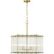 Glasbury 6 Light 24 inch Gold Chandelier Ceiling Light