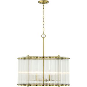 Glasbury 6 Light 24 inch Gold Chandelier Ceiling Light