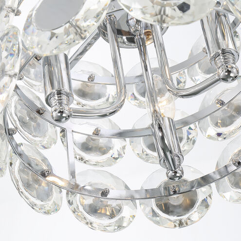 Perrene 8 Light 31.5 inch Chrome Chandelier Ceiling Light