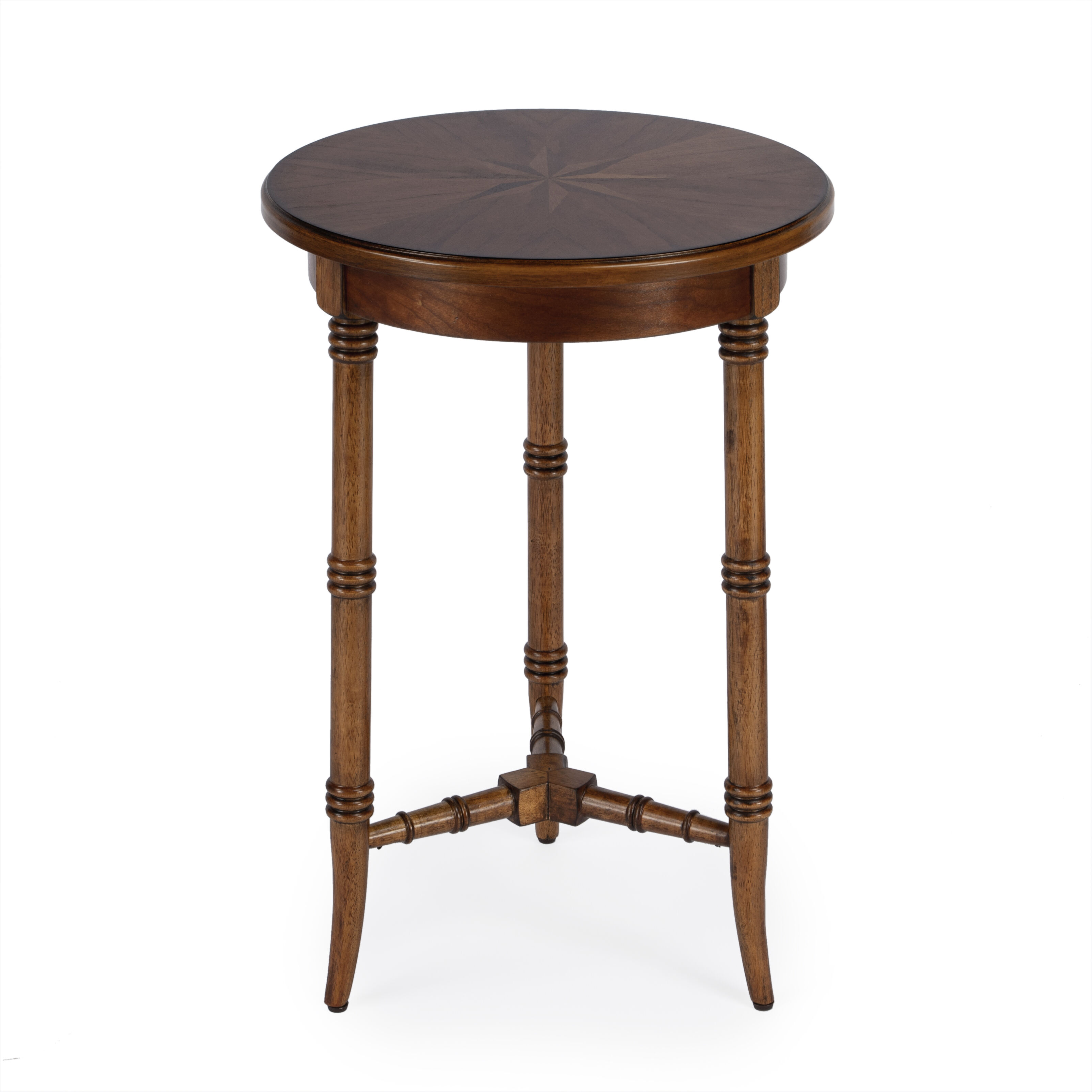 Isla Side Table in Medium Brown