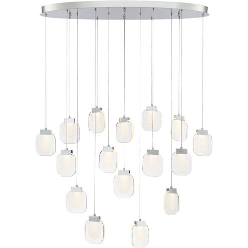 Paget 16 Light 14 inch Chrome Chandelier Ceiling Light