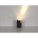 Armour 8 watt Black Outdoor Bollard