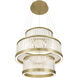 Empra LED 35.2 inch Gold Grand Chandelier Ceiling Light
