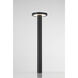 Perch 10 watt Black Outdoor Bollard