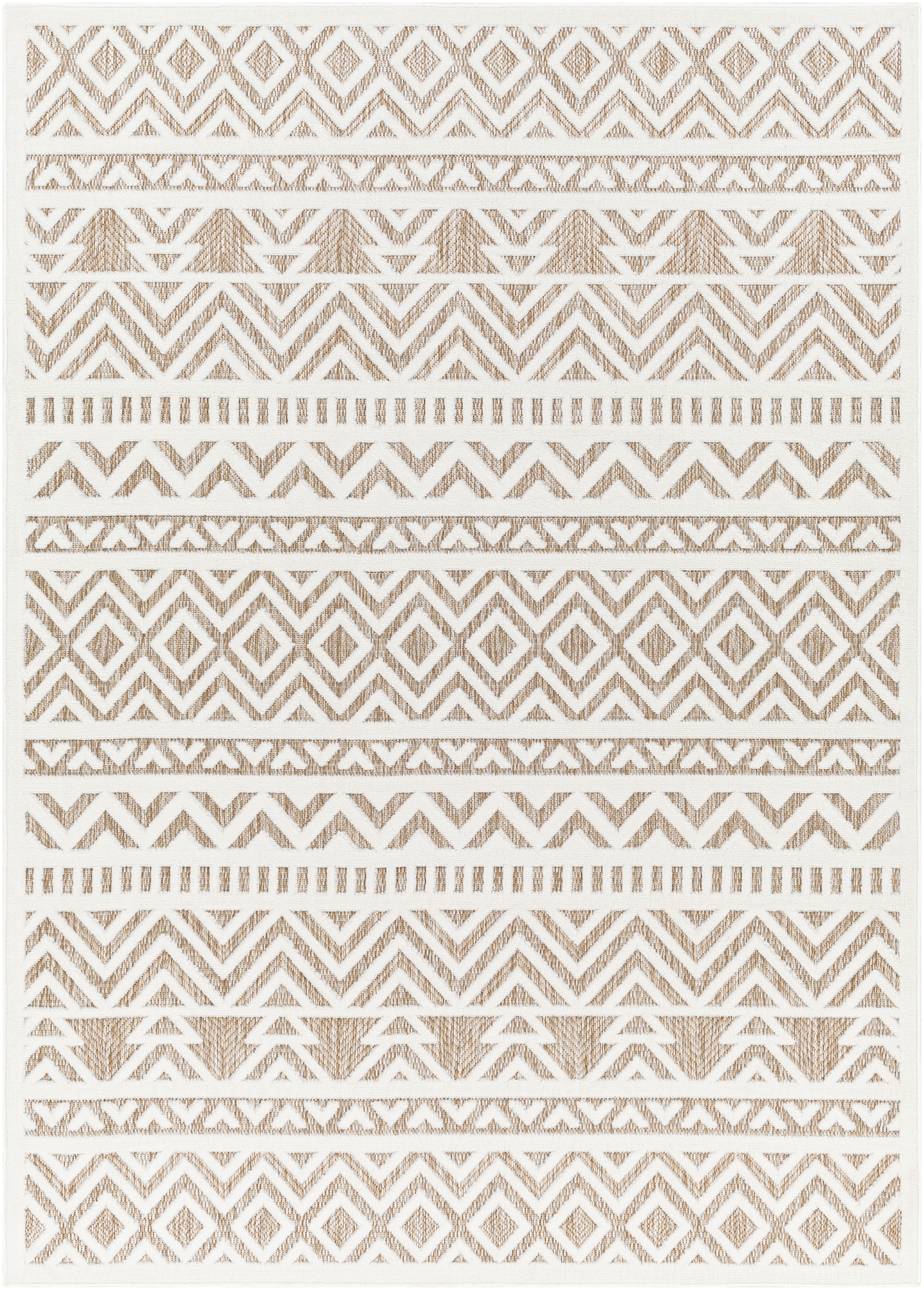 San Diego 84 X 63 inch Taupe Outdoor Rug, Rectangle
