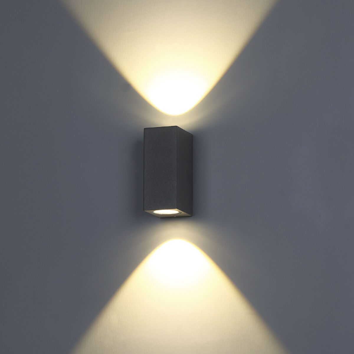 Dale LED 6 inch Graphite Grey Outdoor Wall Mount