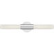 Crossley LED 6 inch Chrome Sconce Wall Light
