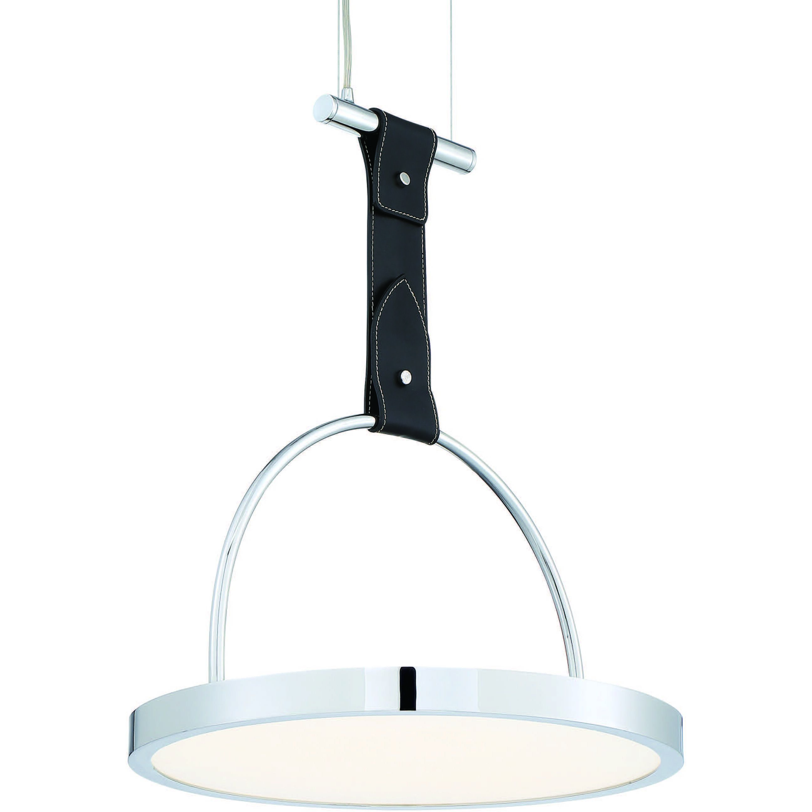 Lappin LED 6 inch Chrome Pendant Ceiling Light, Small