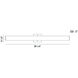 Springfield LED 34 inch Black Wall Sconce Wall Light