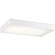 Mac LED 25 inch White Flush Mount Ceiling Light