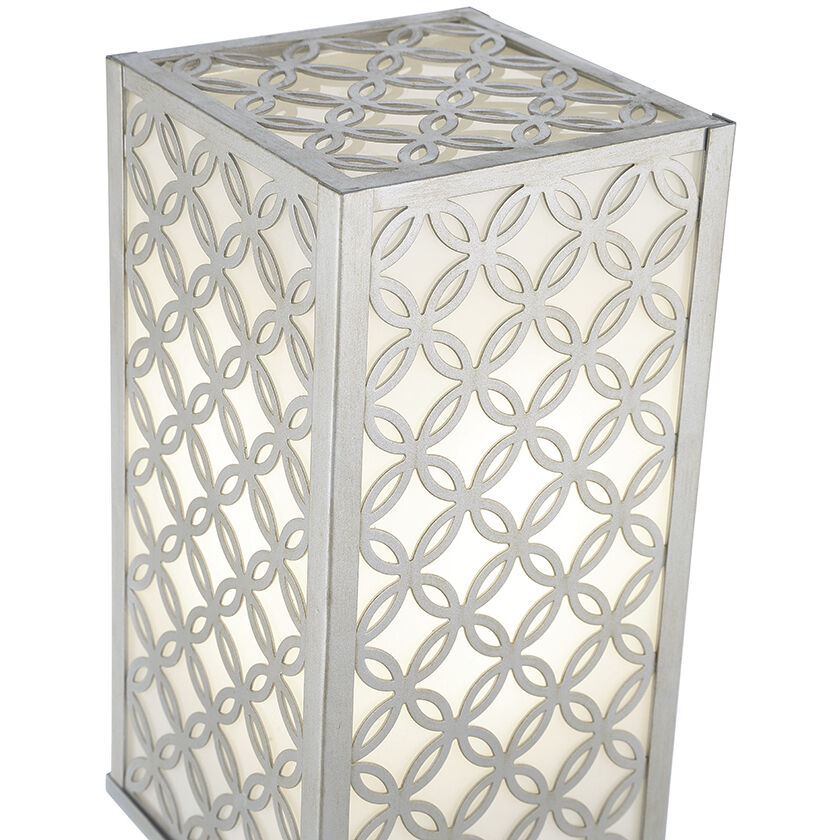 Clover 1 Light 19 inch Aged Silver Outdoor LED Post Light