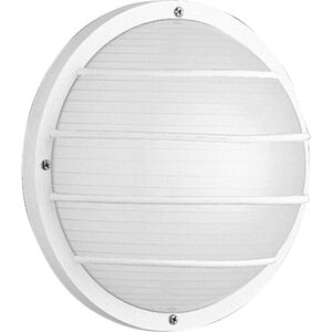 Bulkheads 1 Light 10 inch White Outdoor Ceiling/Wall Mount Bulkhead