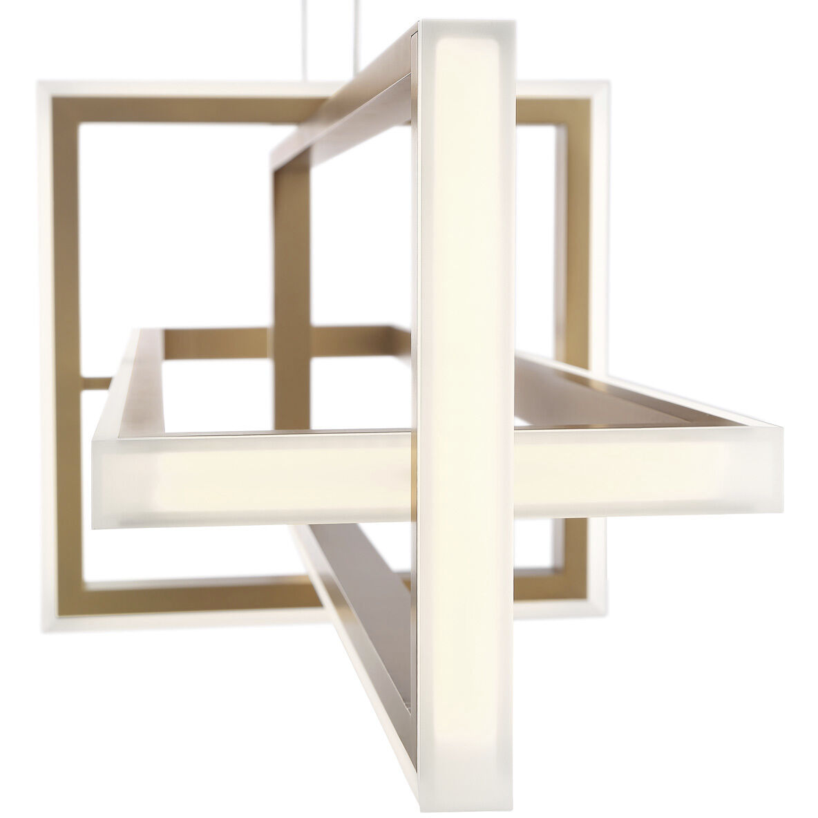 Bordo Linear Chandelier Ceiling Light in Gold