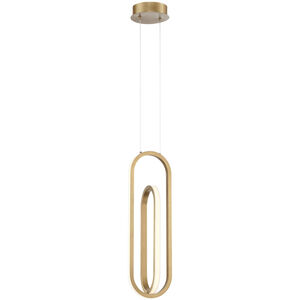 Demark LED 6 inch Gold Pendant Ceiling Light