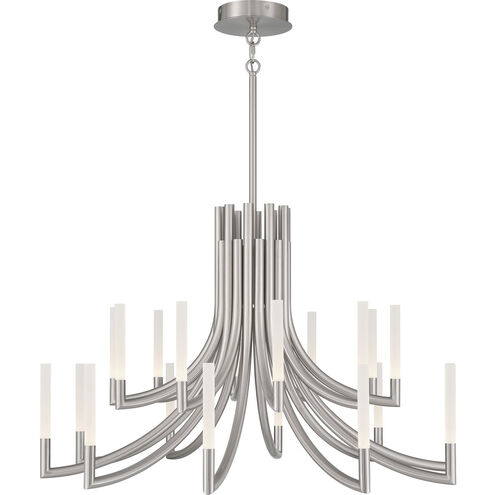 Olette 20 Light 42 inch Satin Nickel Chandelier Ceiling Light