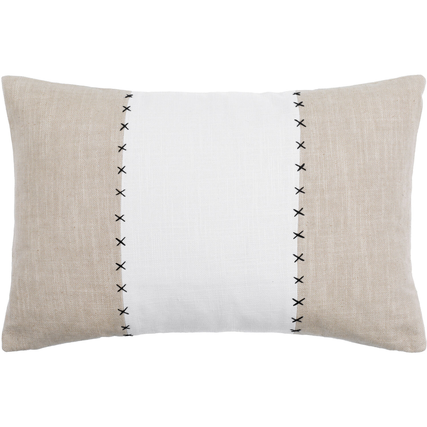Ritzy 20 X 13 inch Off-White/Ash/Sterling Grey/Light Silver Lumbar Pillow