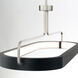 Pemberton LED 12 inch Satin Nickel Pendant Ceiling Light