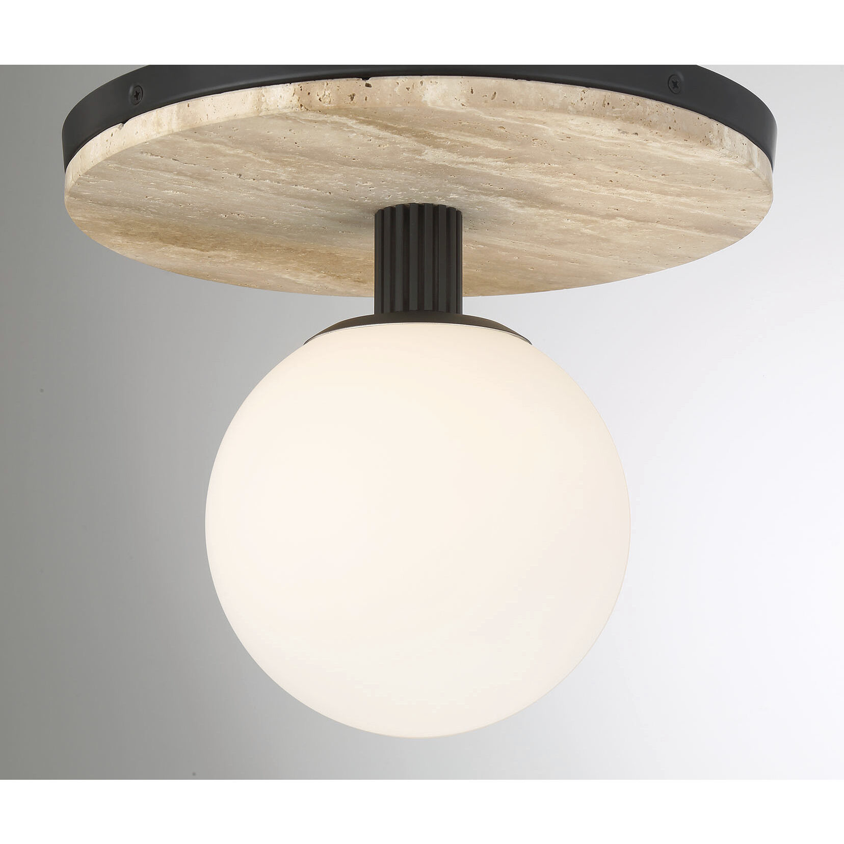 Carnagie LED 12 inch Matte Black Flush Mount Ceiling Light