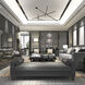 Crossroads LED 36 inch Satin Nickel Flush Mount Ceiling Light