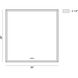 Nixon 36 X 36 inch Anodized Gold LED Mirror