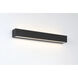 Stripe LED 2.36 inch Black Outdoor Wall Mount