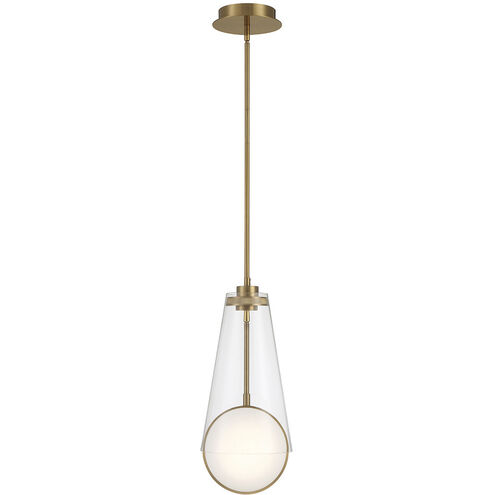Solari LED 8 inch Gold Pendant Ceiling Light