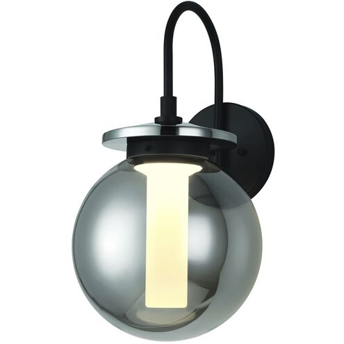 Caswell 1 Light 18.25 inch Black Outdoor Wall Lantern