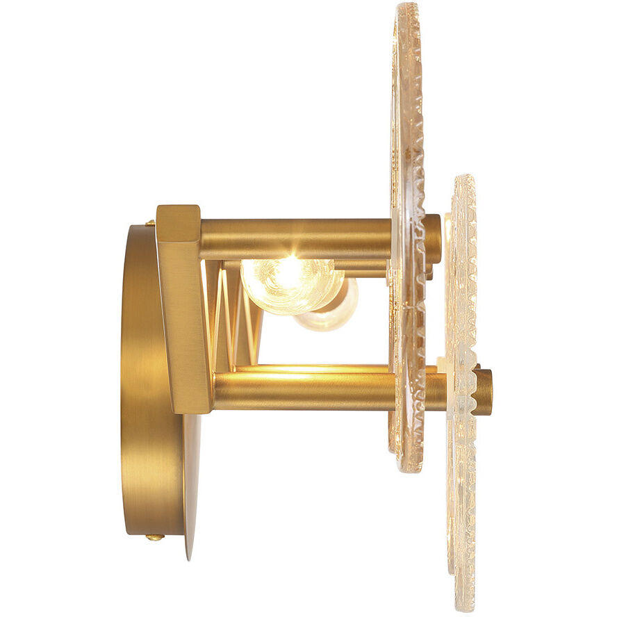 Sue Anne 3 Light 29.5 inch Gold Vanity Light Wall Light