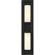 Ren 2 Light 36 inch Black Outdoor Wall Sconce