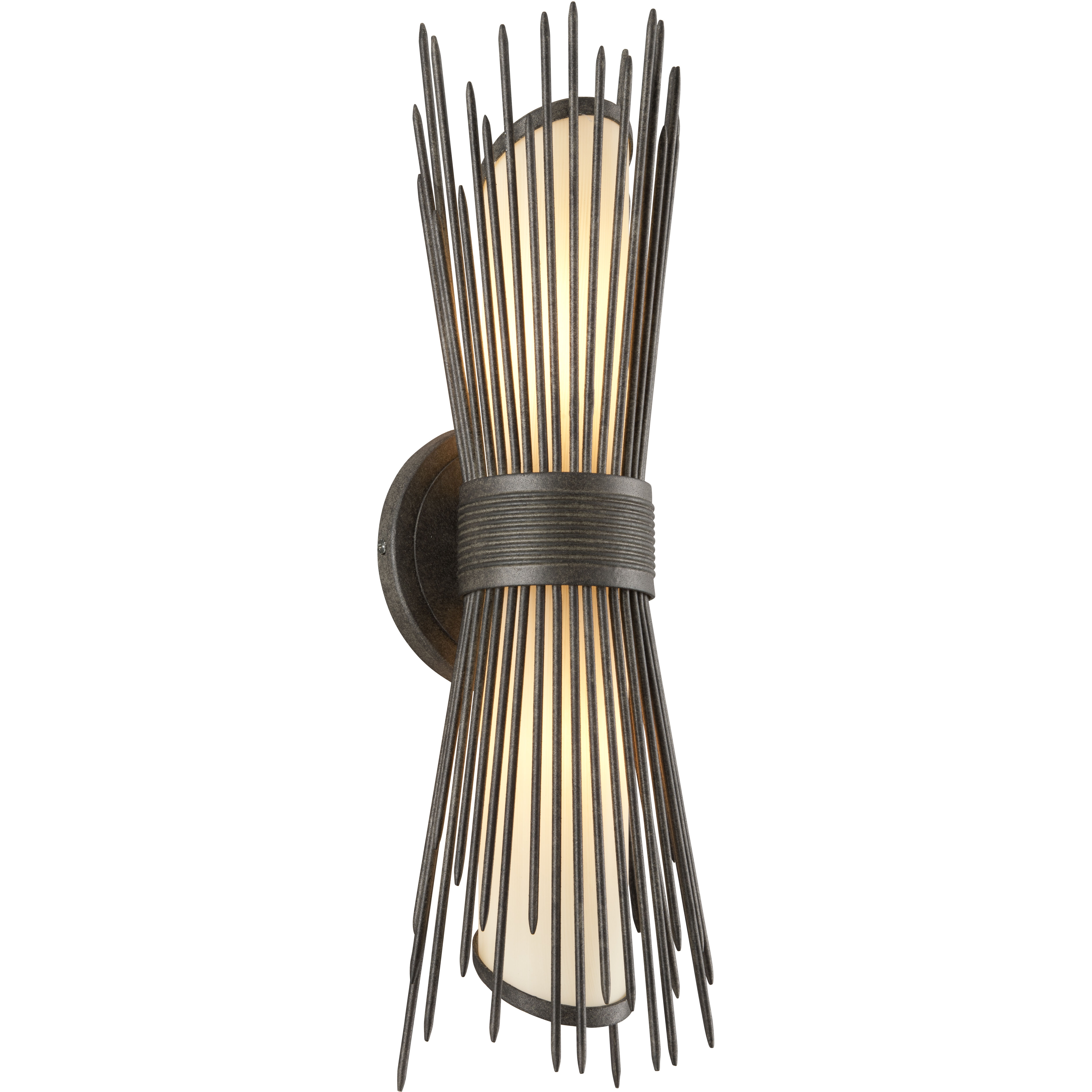 Blink 2 Light 20.75 inch French Iron Outdoor Wall Sconce