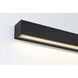 Stripe LED 2.36 inch Black Outdoor Wall Mount