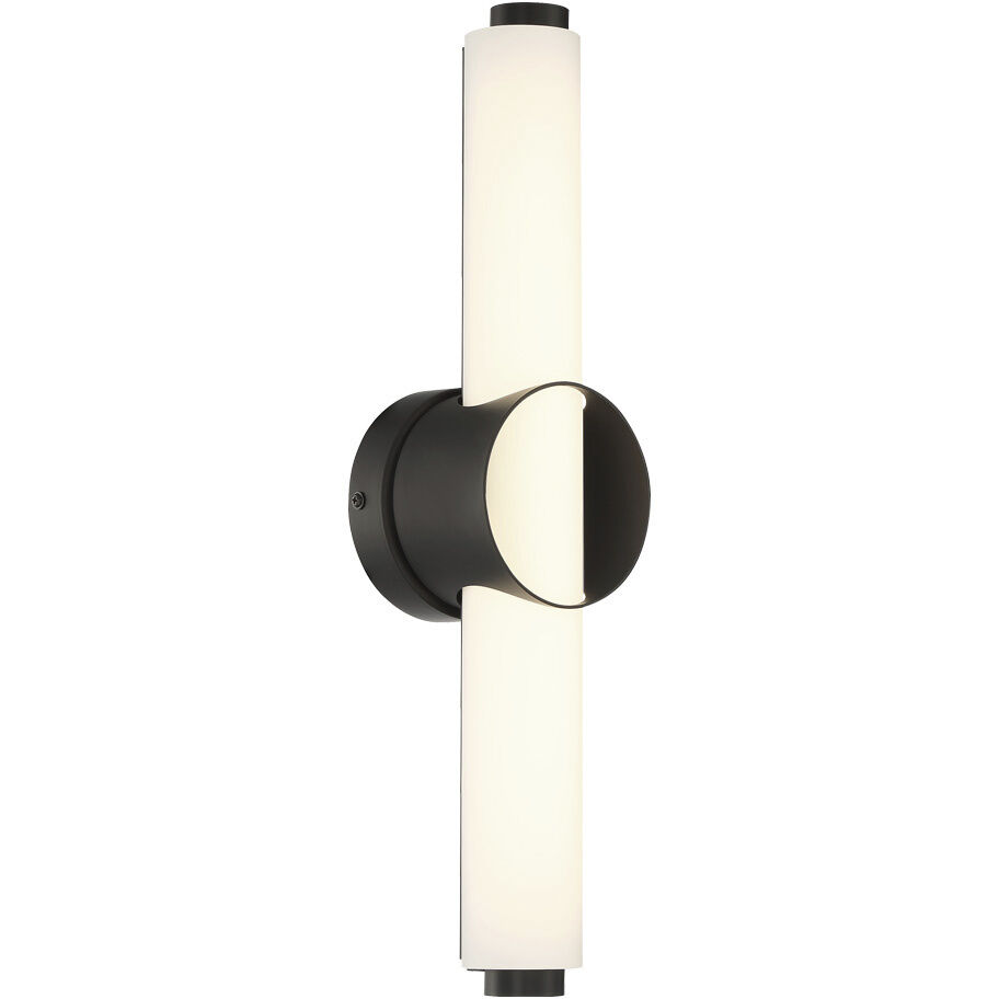 Santoro LED 20 inch Black Vanity Light Wall Light