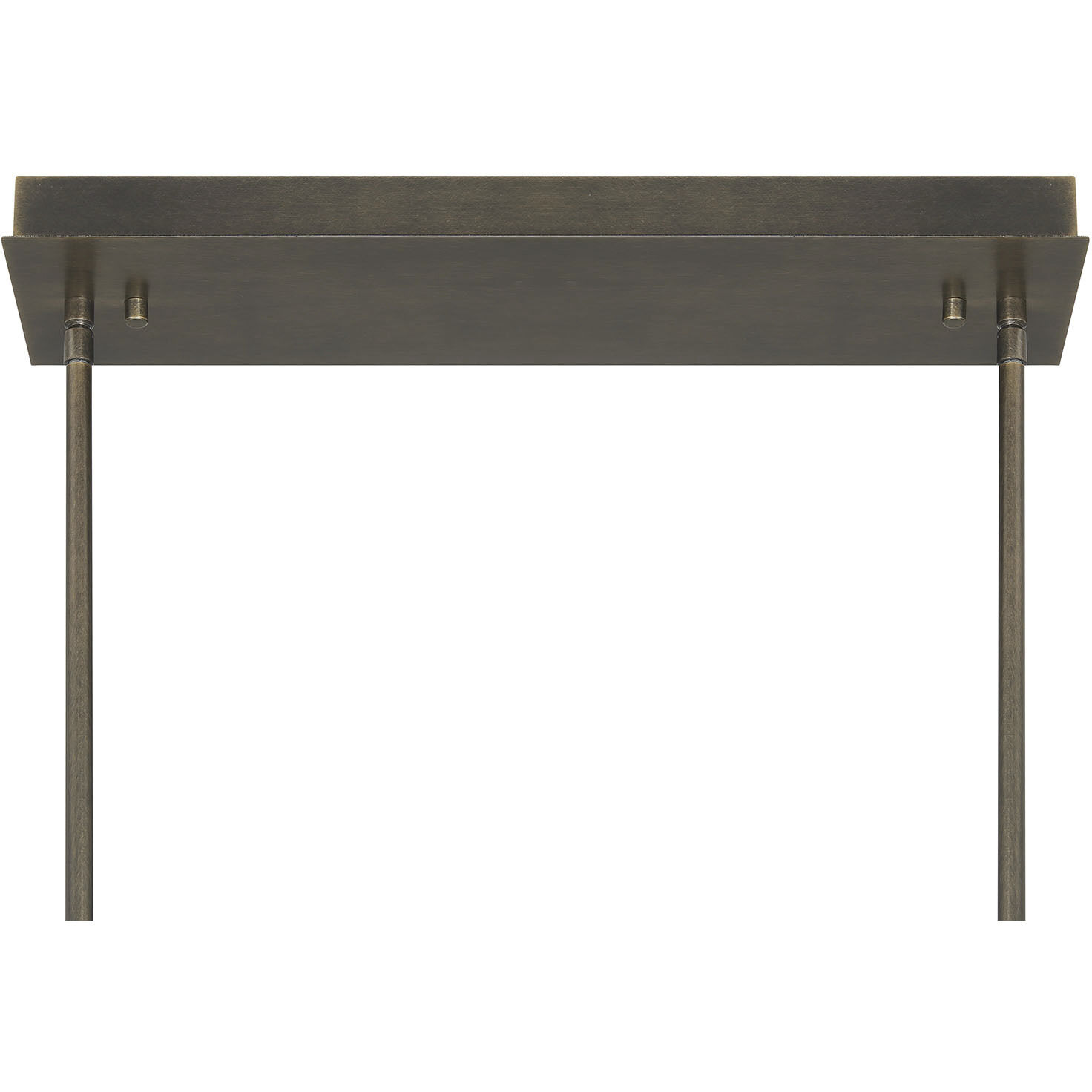 Neoness LED 67 inch Weathered Brass Linear Chandelier Ceiling Light in Smoke