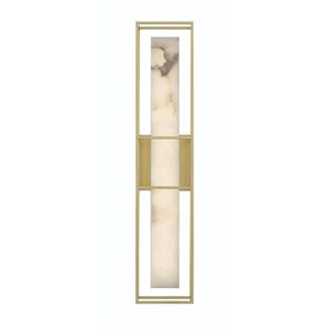 Blakley LED 4 inch Gold Wall Sconce Wall Light, Both Indoor/Outdoor