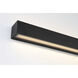 Stripe LED 2.36 inch Black Outdoor Wall Mount