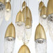 Ecrou 22 Light 39.75 inch Gold Chandelier Ceiling Light