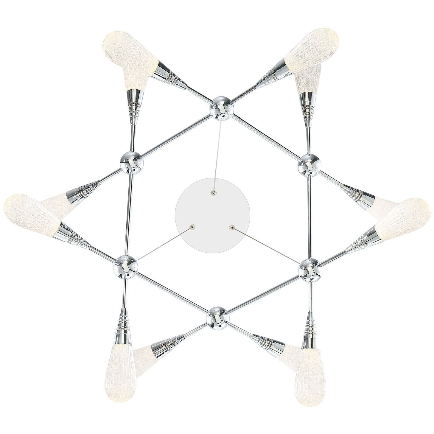 Manning LED 32 inch Chrome Chandelier Ceiling Light
