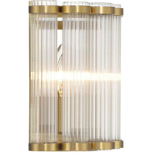 Glasbury 4 Light 23.75 inch Gold Vanity Light Wall Light