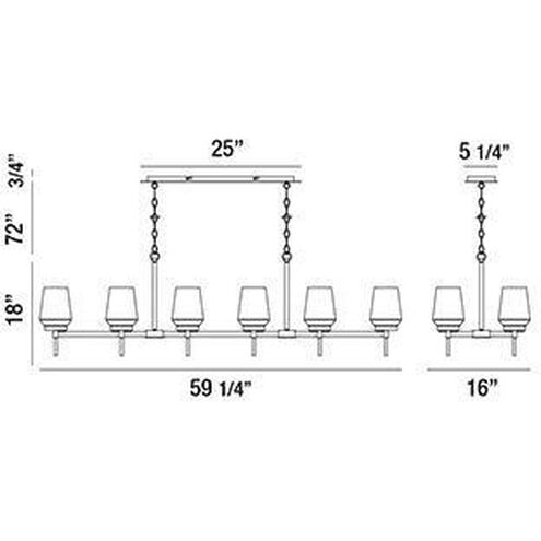 Manchester 12 Light 16 inch Brass Chandelier Ceiling Light