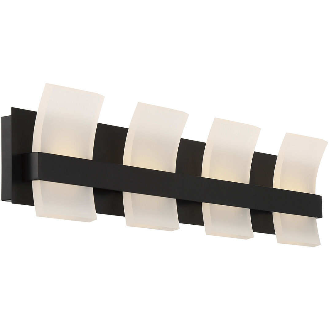 Cambridge LED 28.75 inch Black Vanity Light Wall Light