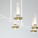 Torcia LED 10.5 inch White Chandelier Ceiling Light