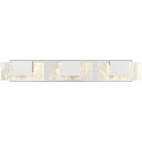 Kasha LED 27.75 inch Chrome Vanity Light Wall Light