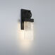 Vasso 1 Light 20 inch Satin Black Outdoor Wall Sconce