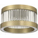 Empra LED 15.75 inch Gold Flush Mount Ceiling Light