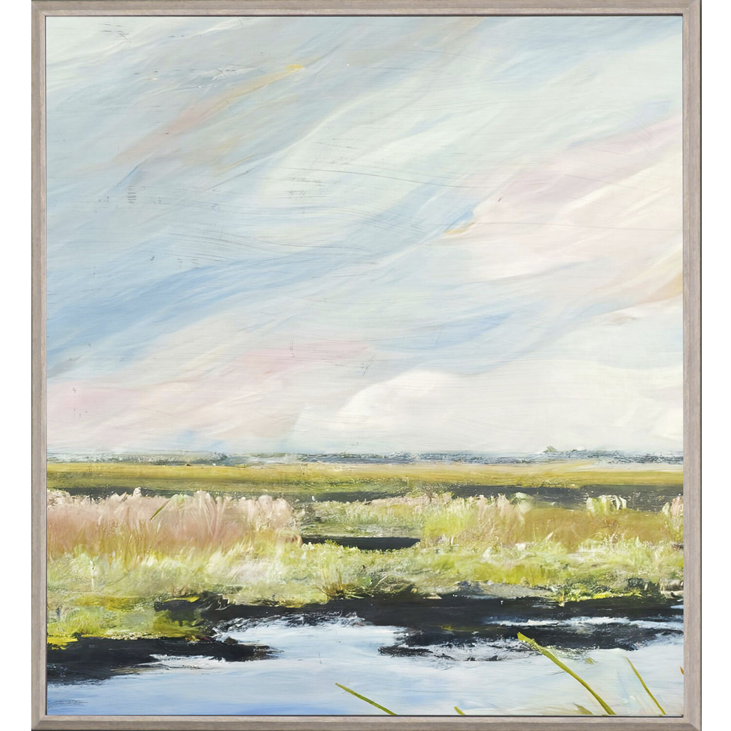 Marshlands 29 X 26 inch Non-Glass Framed Art, Propac