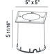 Ontario LED 6 inch Stainless Steel Outdoor Wall Mount
