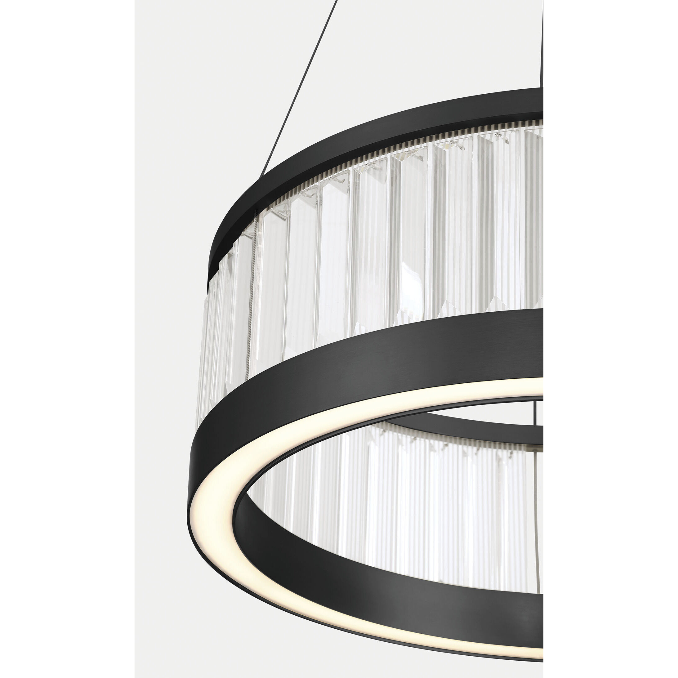 Empra LED 23.63 inch Matte Black Pendant Ceiling Light