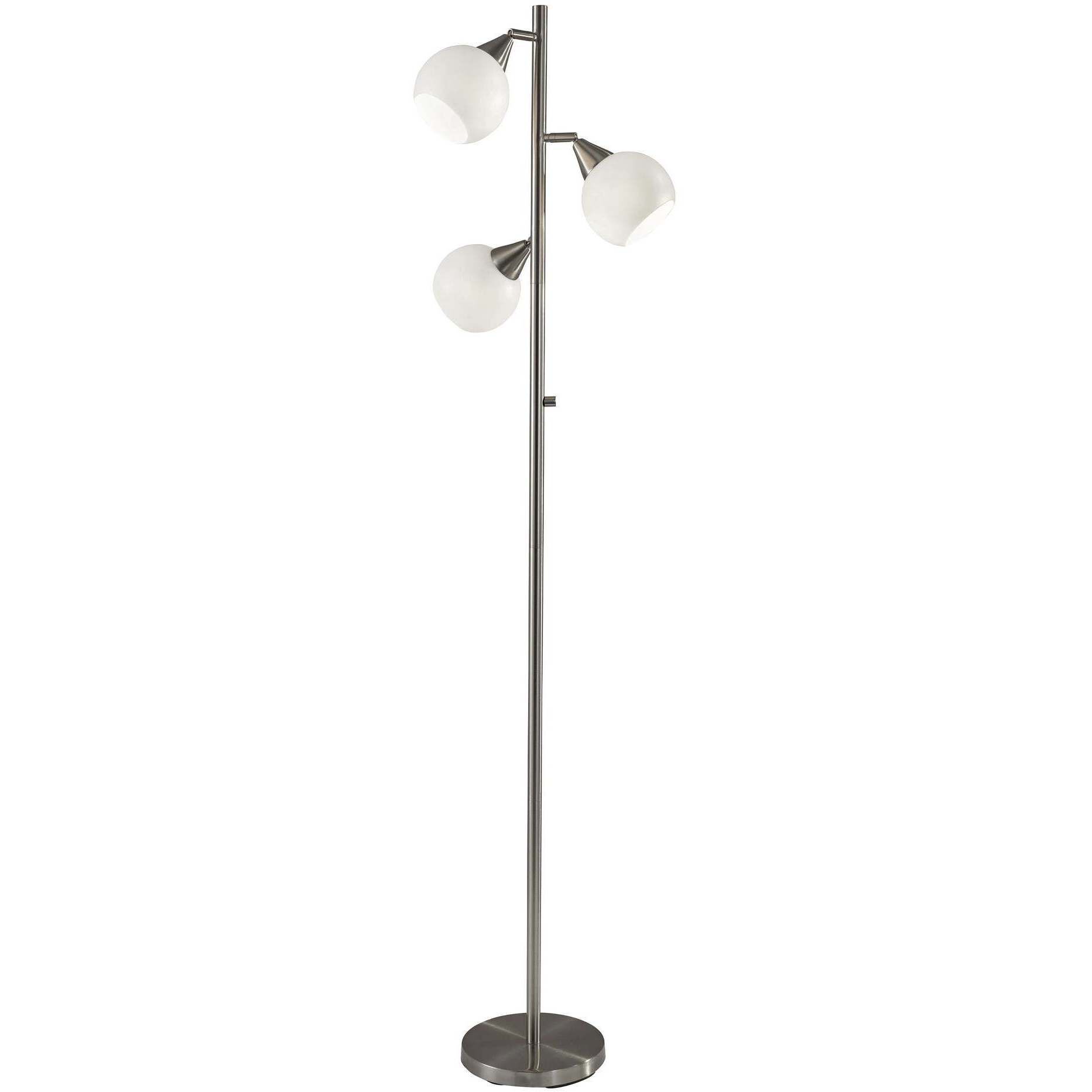 Phillip 71 inch 40 watt Brushed Steel Tree Lamp Portable Light