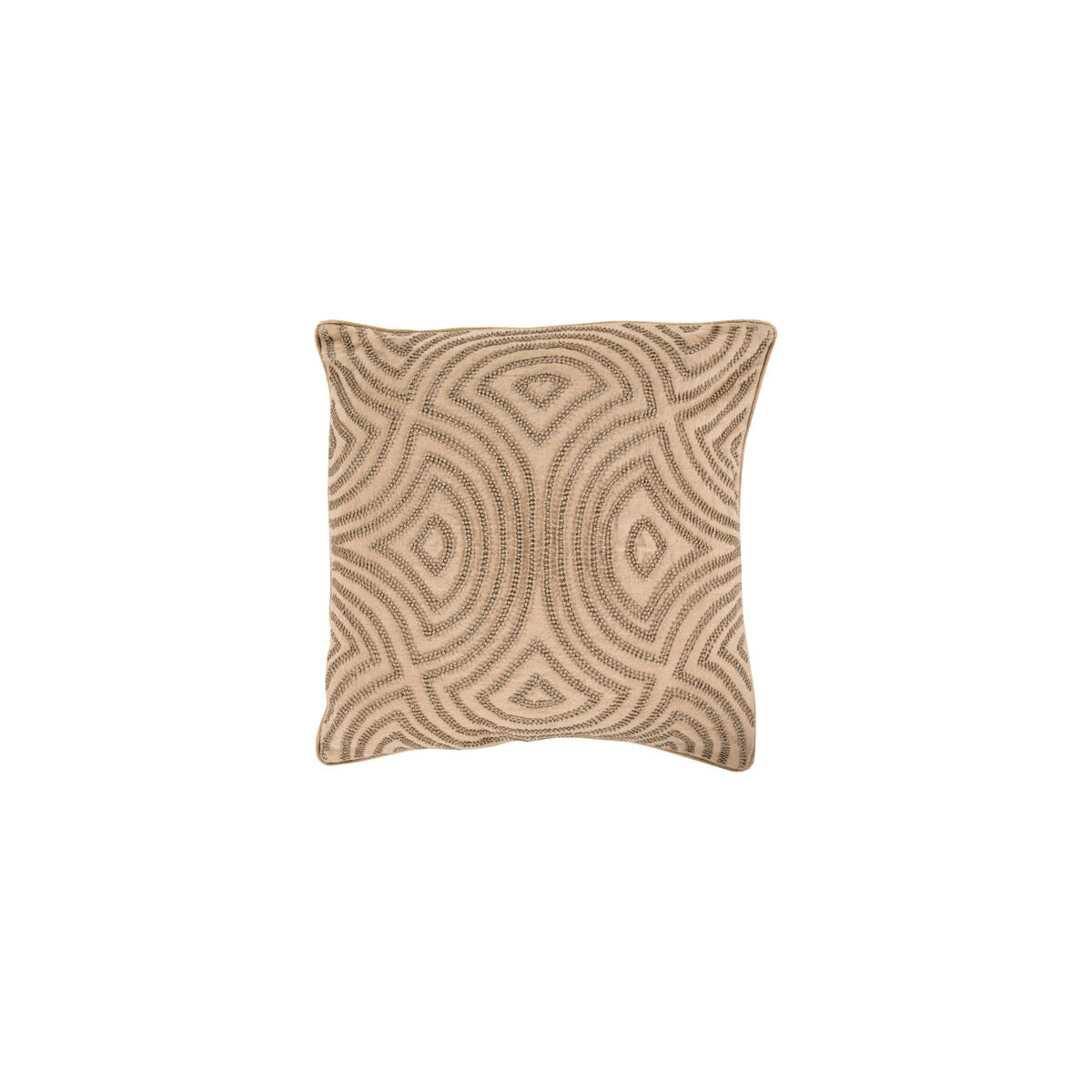 Skinny Dip 20 X 20 inch Wheat and Khaki Throw Pillow