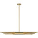 Umura Linear Chandelier Ceiling Light in Gold